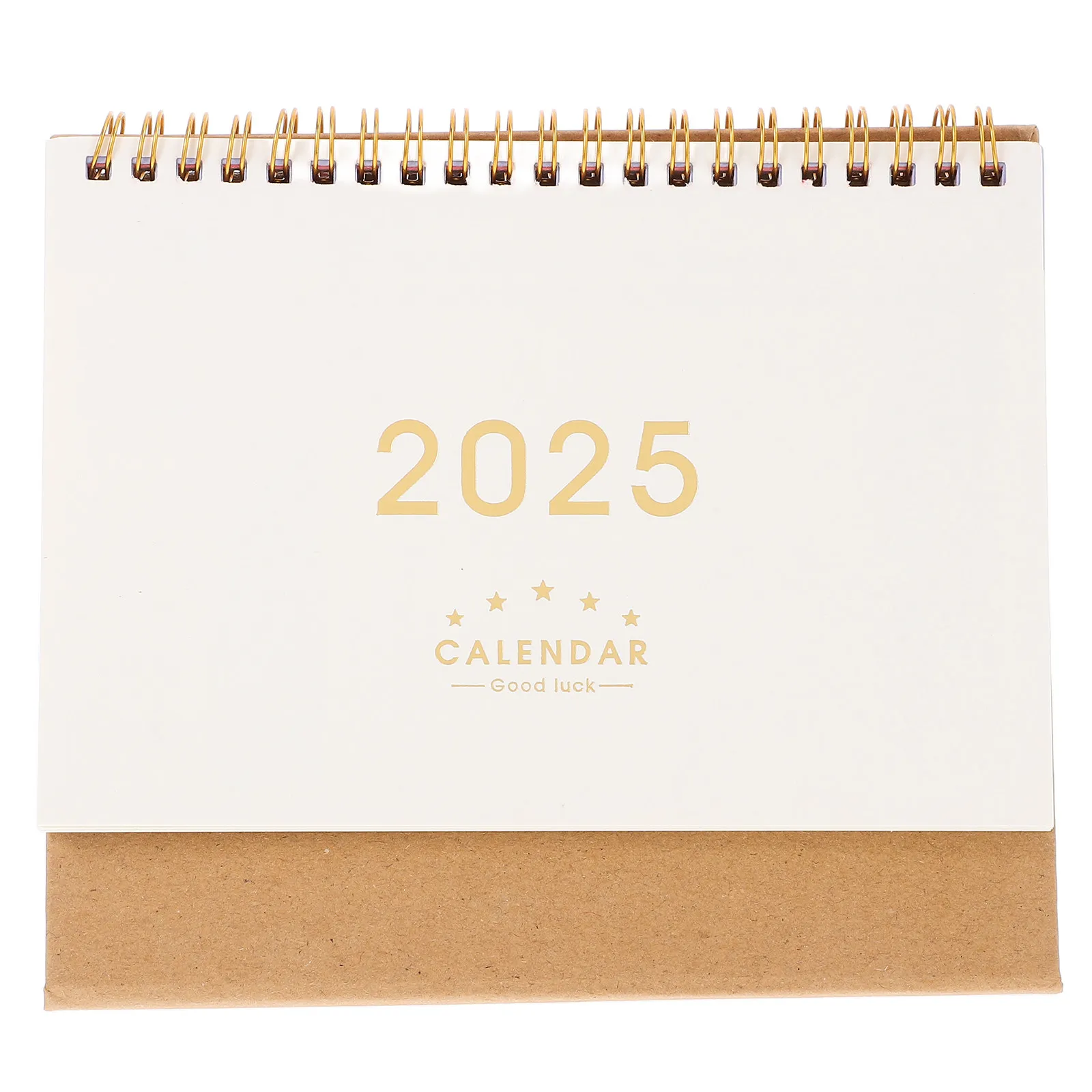 

2025 Mini Standing Flip Desktop Calendar Thick Premium Paper Easy Flip Design Decorative Desk Calendar for Office Classroom