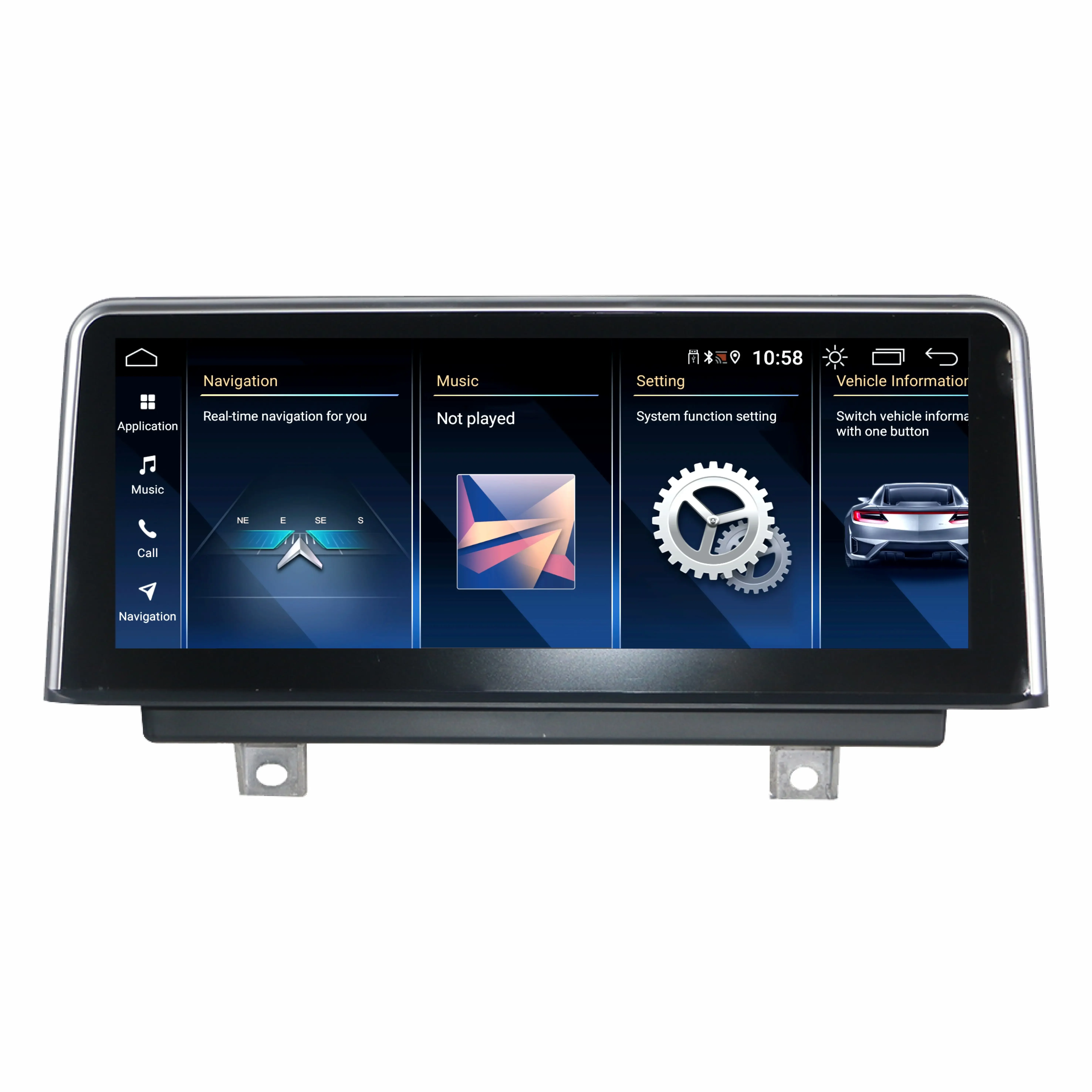 Car Radio Multimedia Video Player GPS Navigation Screen Suitable for BMW 1/2Series F20 F21 F52 F23 Wireless Carplay Android Auto