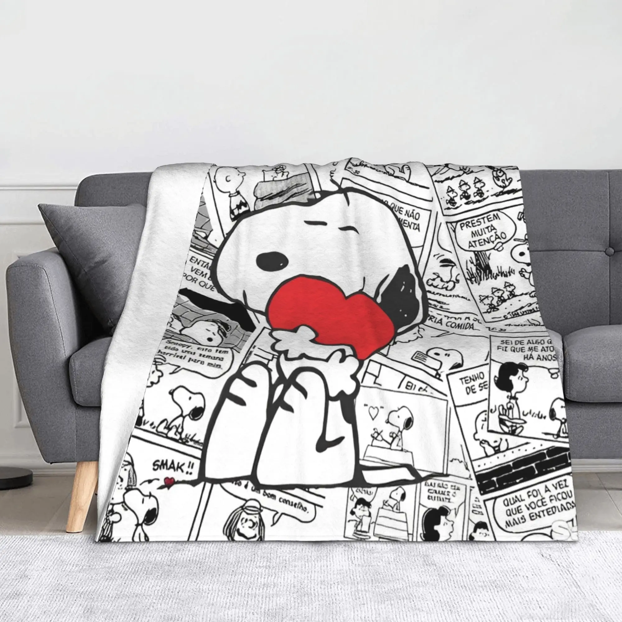 

SnoopyS Cute Dogs Woodstock Blanket Super Soft Warm Throw Blankets for Couch 50x60 Inch Multi-size Plush Thin Quilt