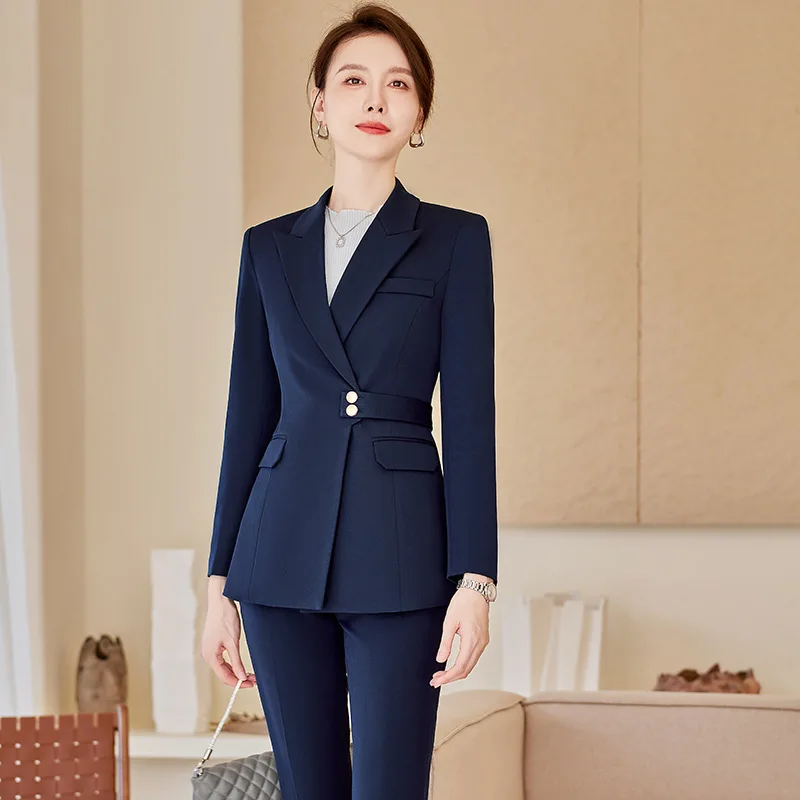 Business Suit Female Early Autumn Temperament Goddess Style Workplace Formal Wear Hotel Manager Jewelry Shop Workwear Workwear