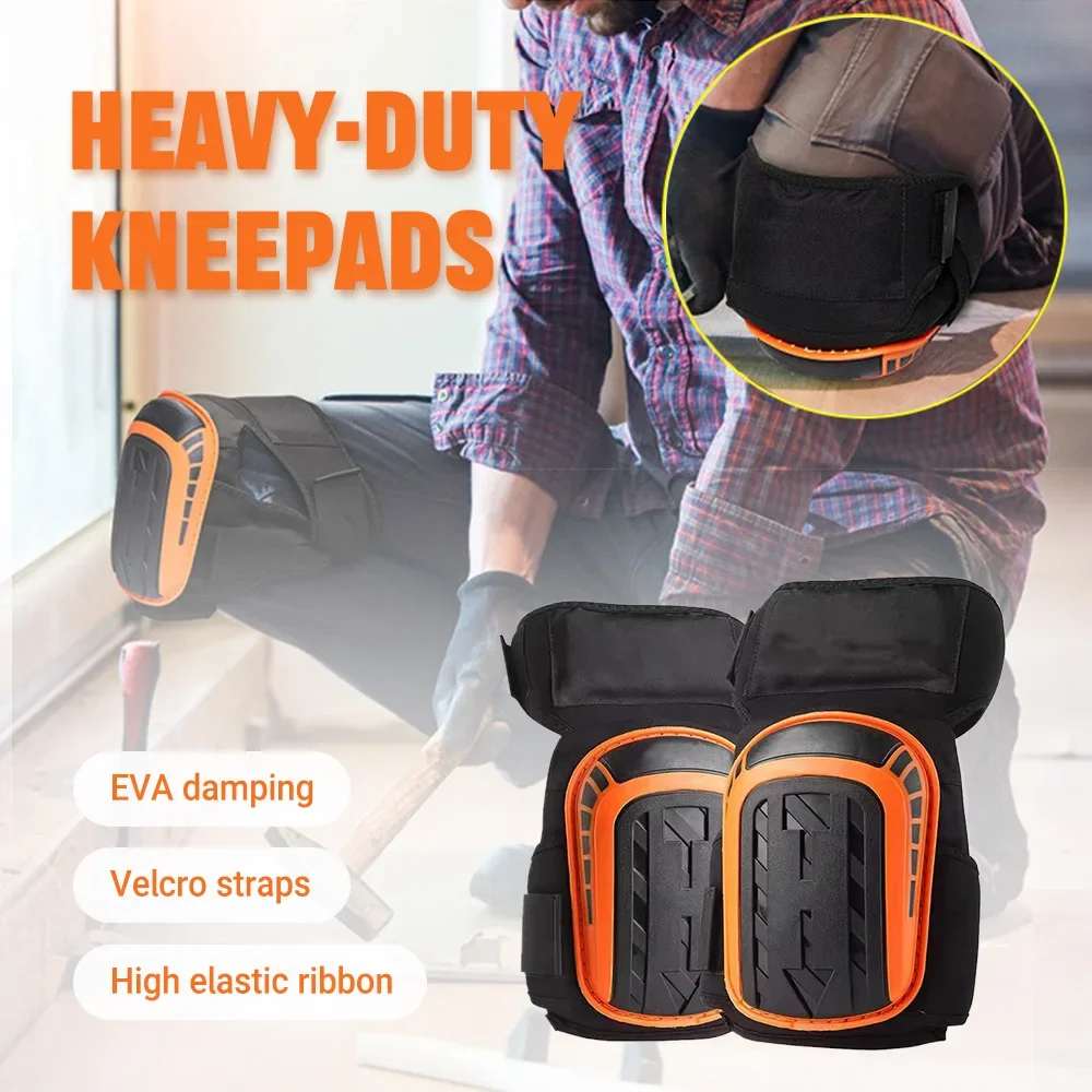 Hard-shell Wear-resistant Labor Knee Pads Multipurpose Thickened Foam Gel Kneepads for Outdoor Construction/Carpentry/Gardening