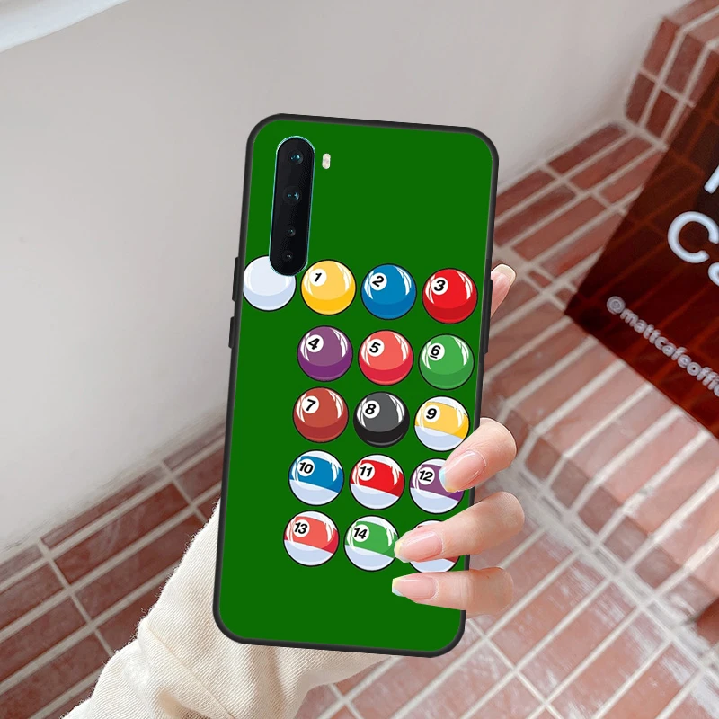 حافظة بلياردو سنوكر 8 لهاتف OnePlus 13 12 11 13s 13R 12R 10R 10T 8T OnePlus Nord 5 CE 3 2 4 Lite N20 N30