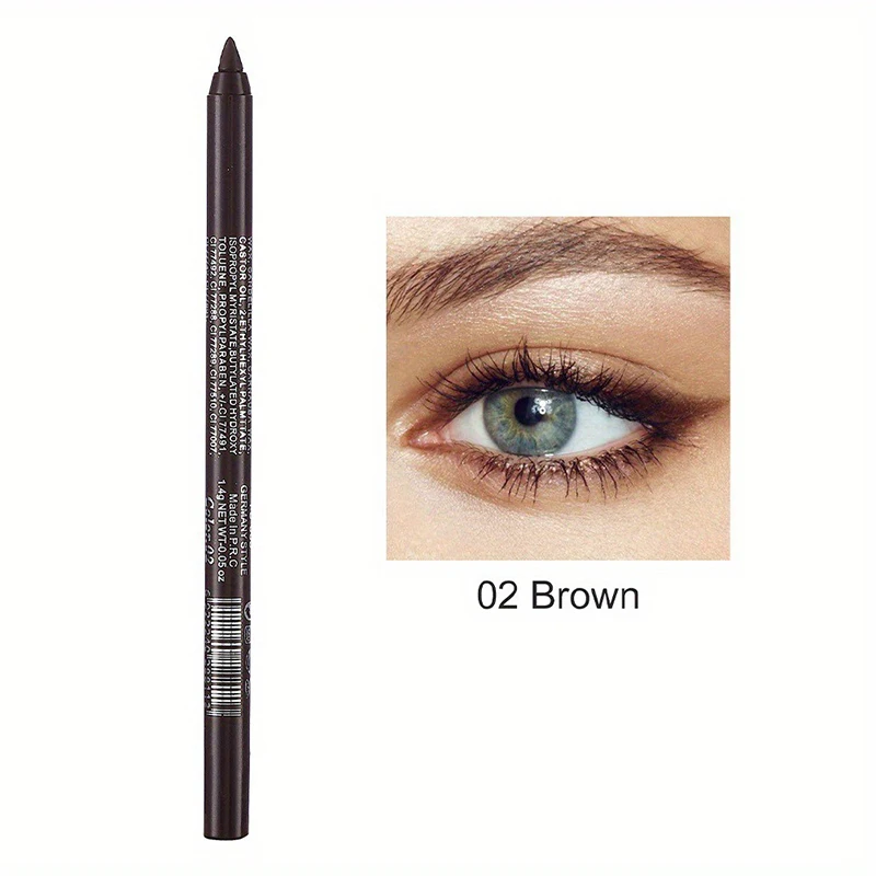 Waterproof Smudge-proof Eyeliner Pencil Matte And Pearlescent_voghion.com