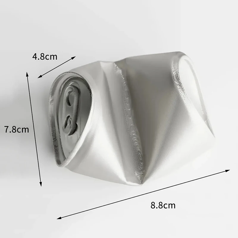 Crushed Soda Can Replica Phone Stand Funny Desk Phone Holder For Convenient Cell Phone Placement