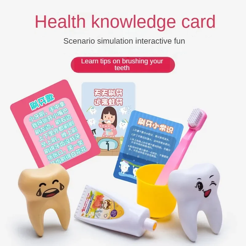 Kids Doctor Set Tandarts Verpleegkundige Fantasiespel Speelgoed Gesimuleerde Stethoscoop Medische Tool Kit Medische Rollenspel Accessoires Leuke Geschenken