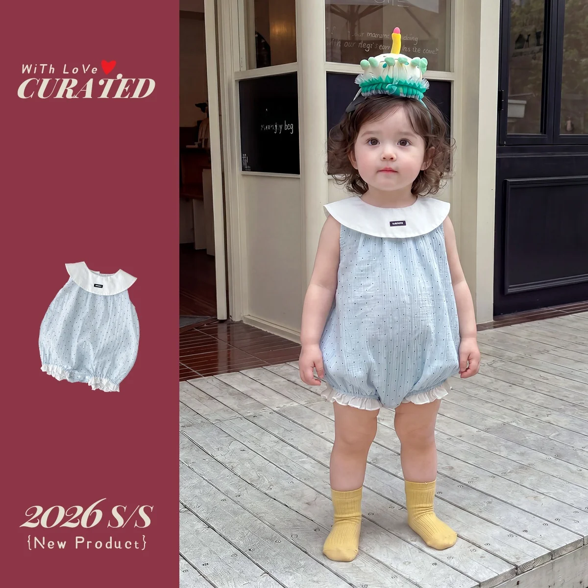 Romper de Verano para Bebé Niña Estilo Princesa Dulce, Sin Mangas, con Estampado de Lunares, Fresco y Cómodo, para Salir, Rop...