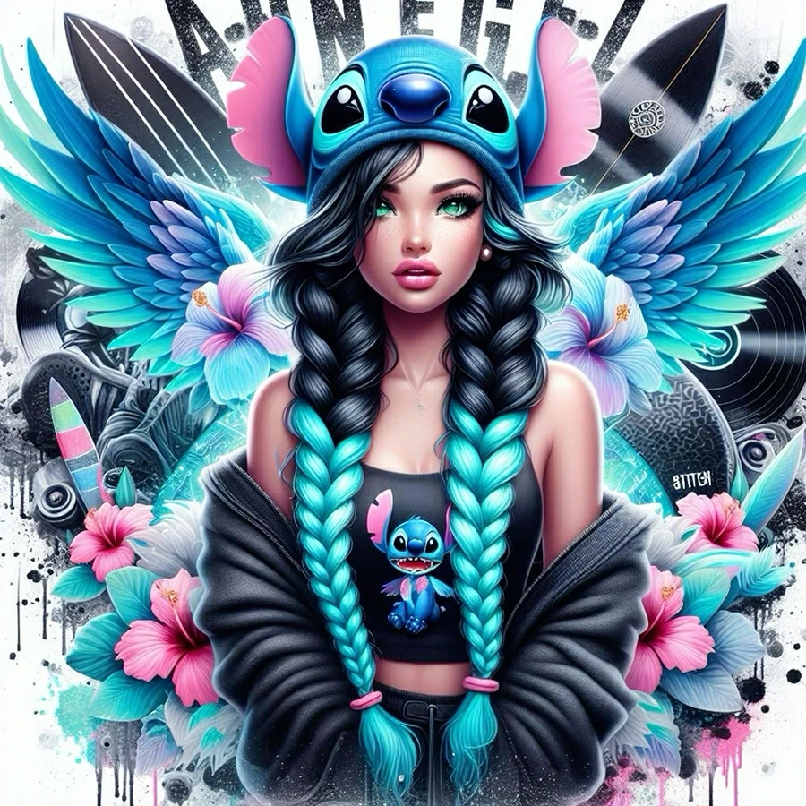 

1 Алмазная вышивка «сделай сам» диснеевским рисунком, вышитая мозаика ручной работы, украшение для дома, подарок ручной работы