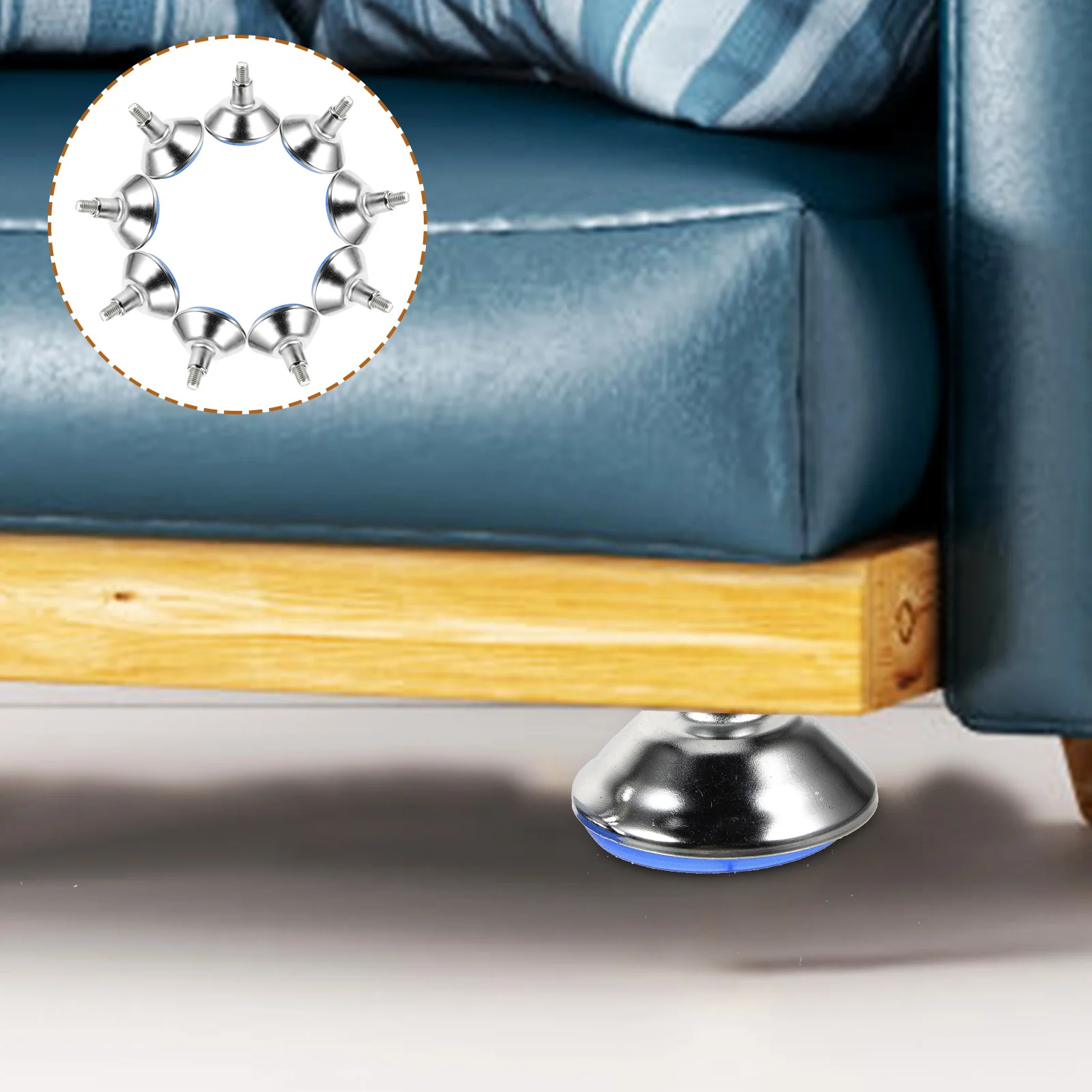 8 قطع من أدوات تسوية الأثاث شديدة التحمل، مثبتات طاولة مضادة للصدأ قابلة للتعديل، أدوات تسوية الأثاث المنزلية القابلة للتعديل #1