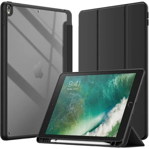 Con estuche para lápices para iPad Pro 12,9 1.a/2a generación 2015/2017 modelo A1584/A1652/A1670/A1671/A1821 funda delgada con soporte Capa