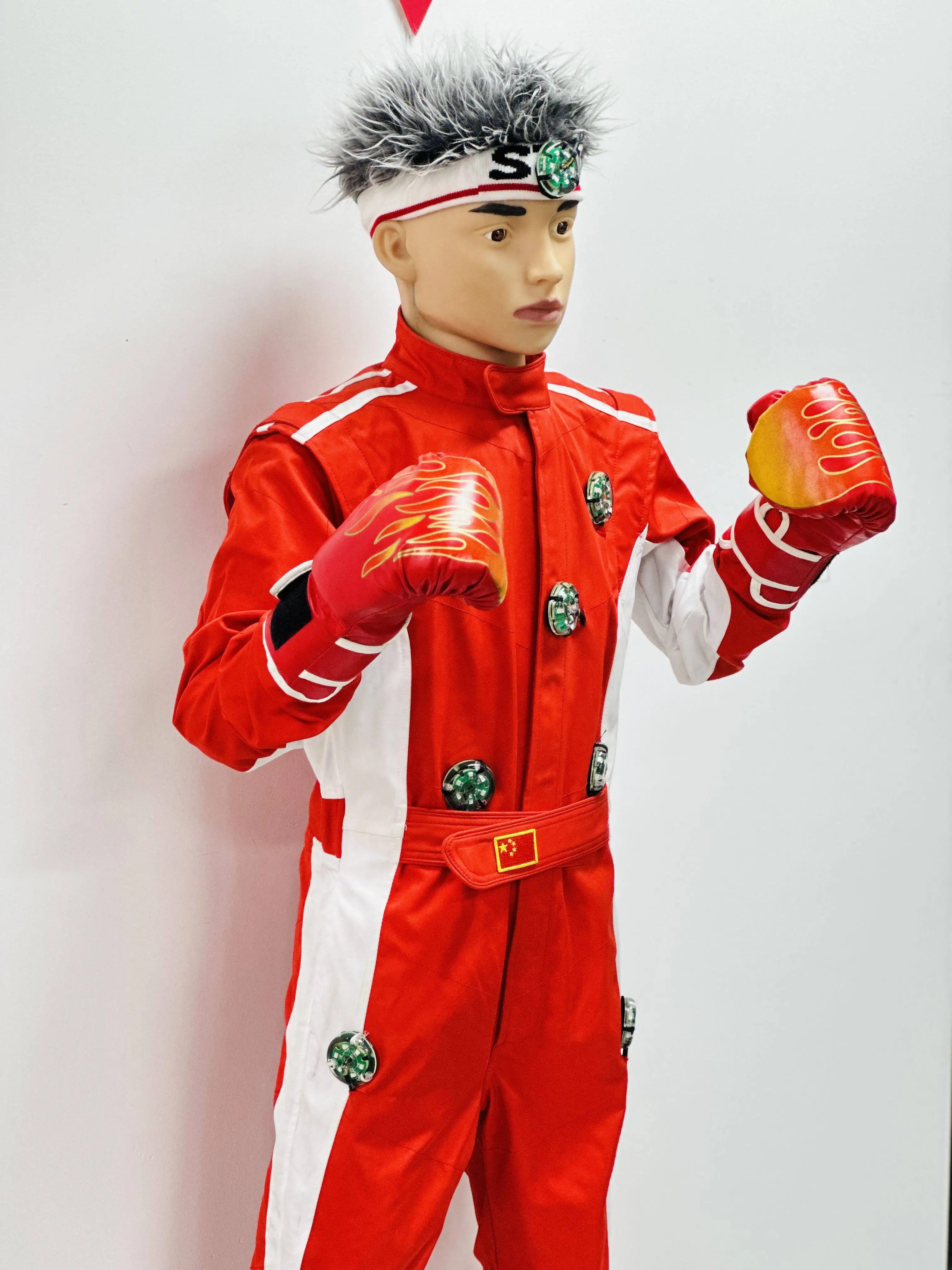 Boxing champion force test decompression venting robot boxing force detector music boxing machine game machine simulator