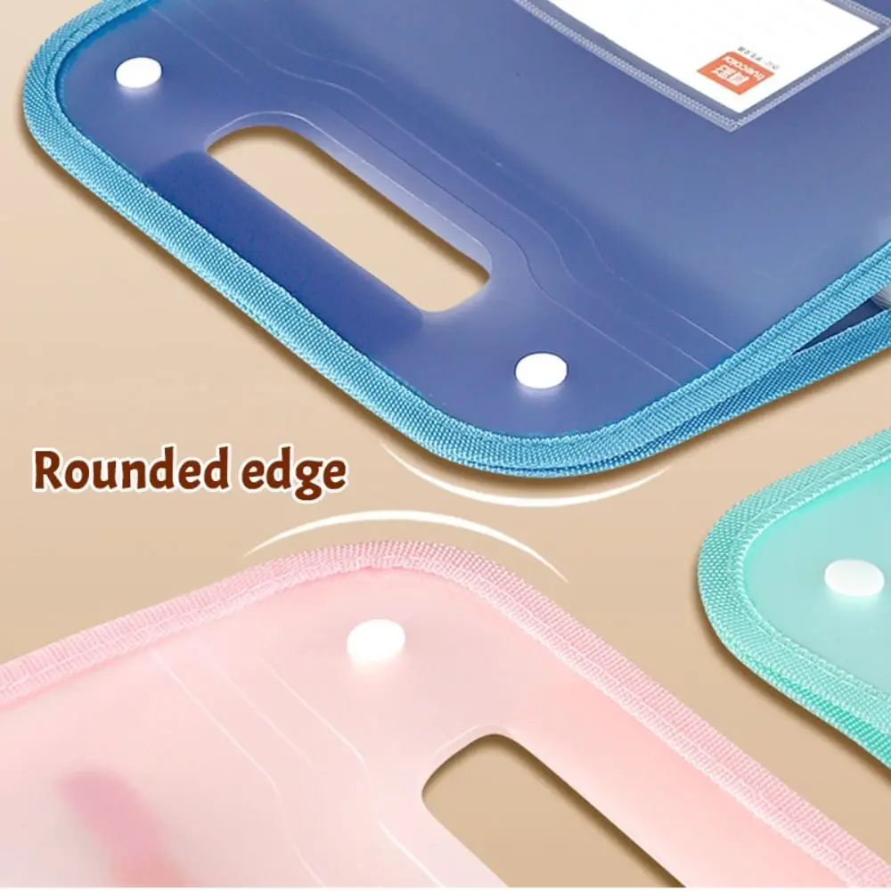 Cartoon PP A4 File Folder High-capacity 13 Layers File Bag Portable Document Bag Students