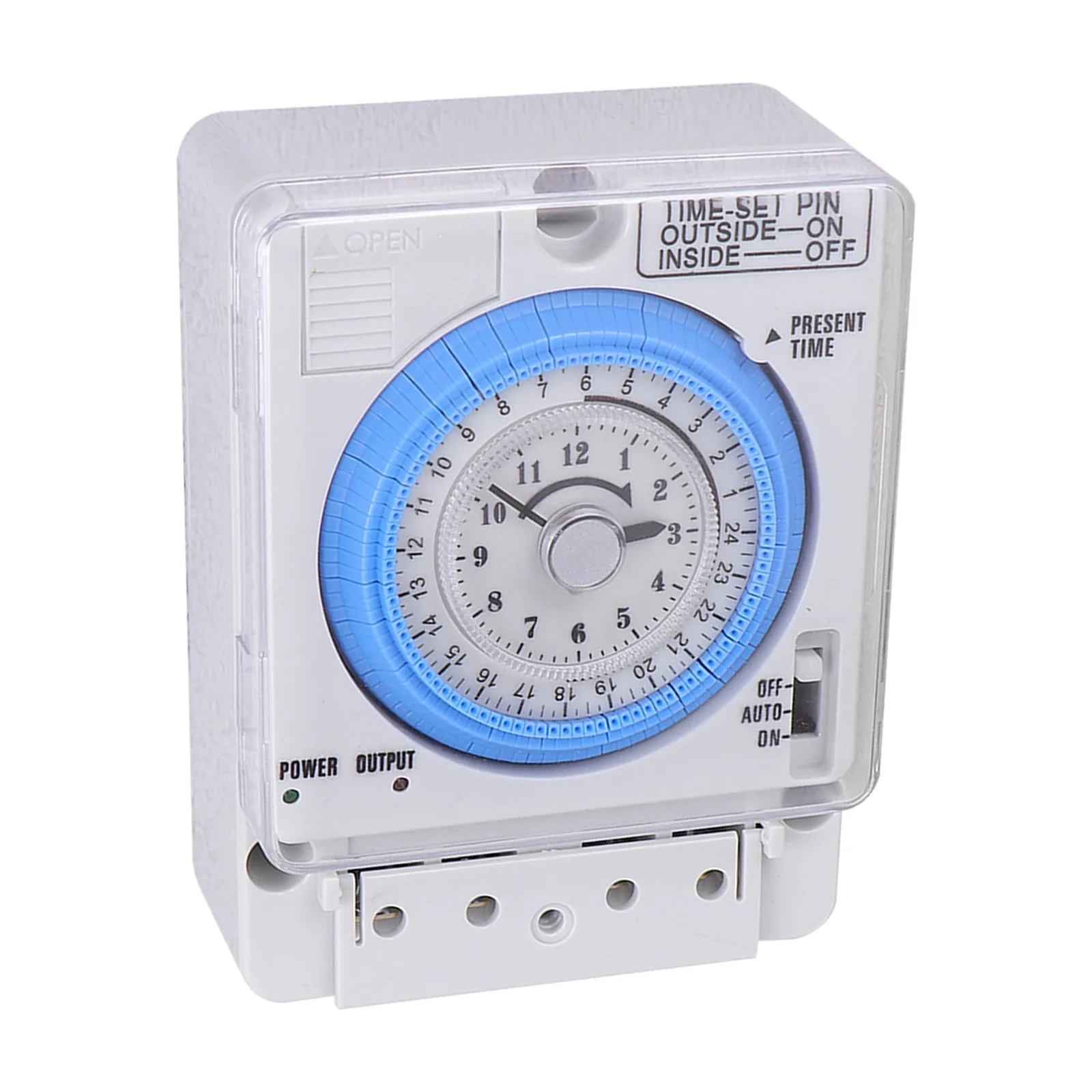 

Multifunctional Mechanical Countdown Timer For Home Kitchen White 48Vac/Dc Compact Design Energy Saving Timing Charging