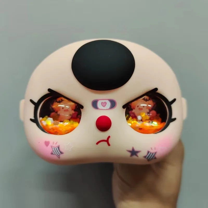 고품질 400% 베이비 쓰리 할로윈 시리즈 눈과 껍질 얼굴 인형 얼굴 껍질 할로윈 서프라이즈 눈 비닐 얼굴