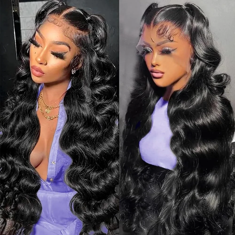 

200 Density Transparent Human Hair Wigs 13×6 Lace Front Wigs Human Hair Body Wave Lace Frontal Wigs