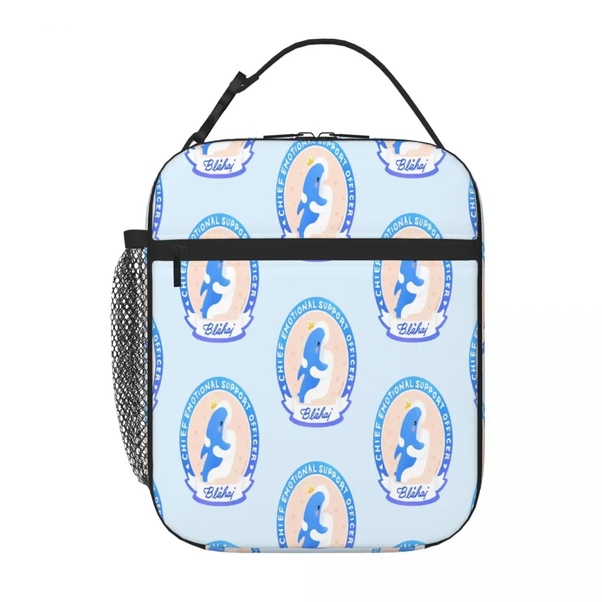 Hot Sale Blahaj Chief Emotional Quilted Small Lunch Bag Lawn Dining Waterproof Lunch Bag