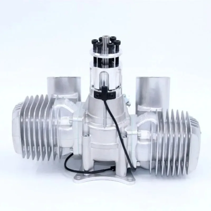Twin-cylinder model aircraft two-stroke remote-controlled fixed-wing  engine