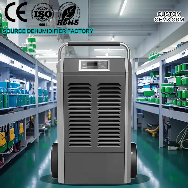 

90L Portable Industrial Dehumidifier – Ventilating Humidity Control for Sand Blasting, Painting & Commercial Use in China