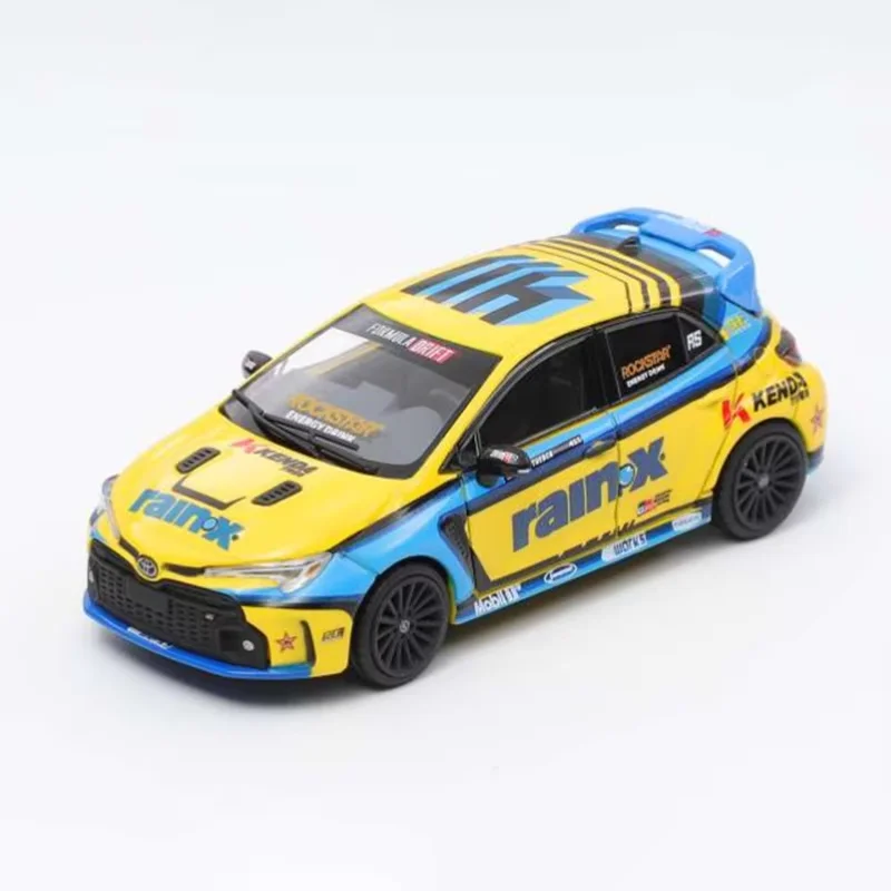 先行販売 SHADOW 1:64 スケール GR カローラ 合金製シミュレーションカーモデル コレクション デコレーション ホリデーギフト おもちゃ 記念品 静態ディスプレイ