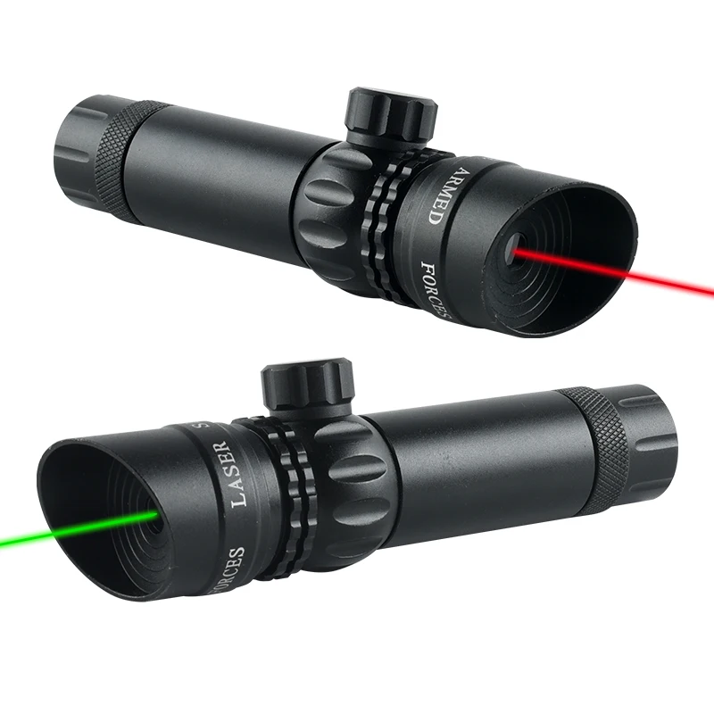 Taktisches Gewehr Red Dot Laser Leistungsstarkes Outdoor-Laservisierzubehör mit Druckschalter für Picatinny-Schiene 20 mm Halterung – Detail 6