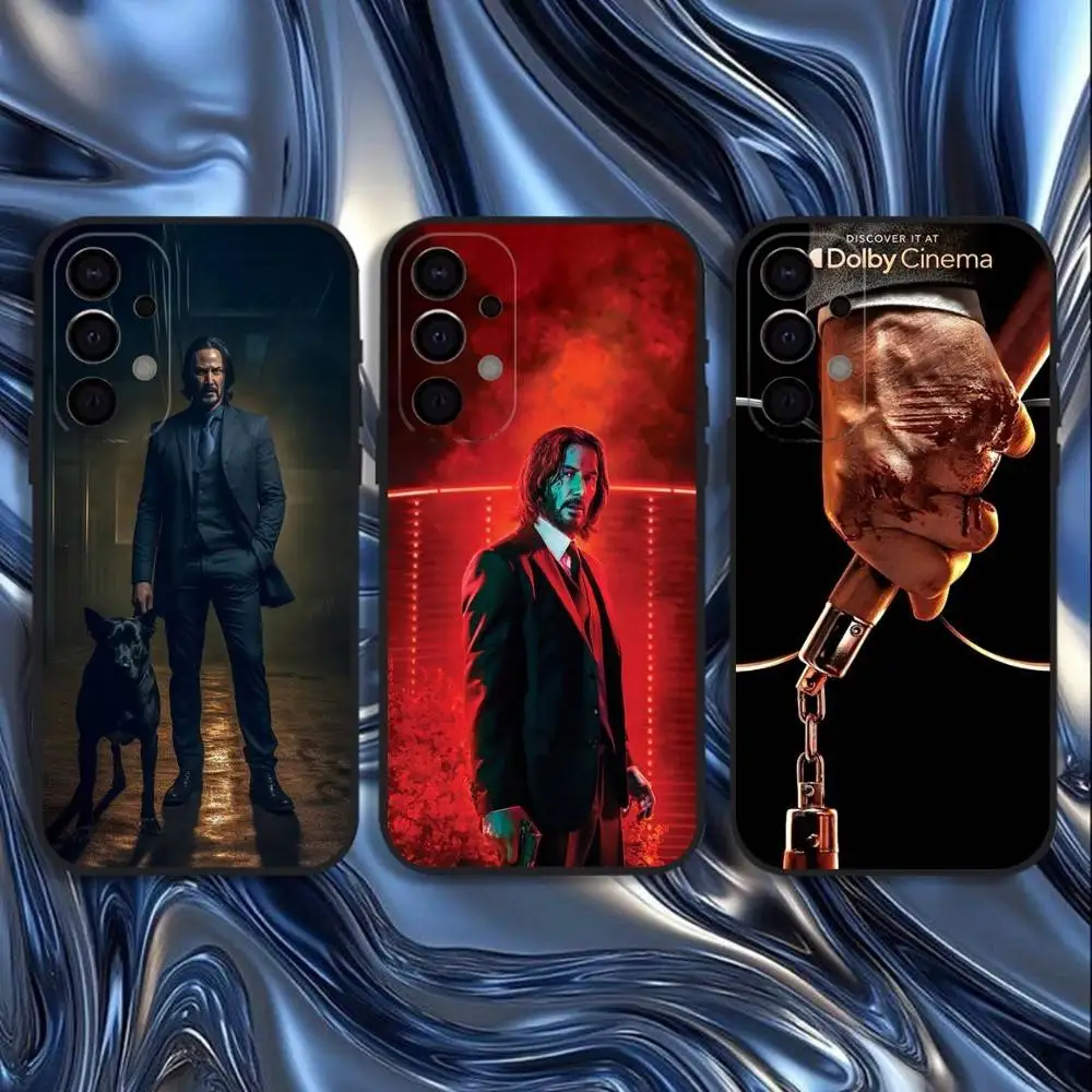 

Чехол для телефона J-John Wick Movie для Samsung S25, S24, S21, S22, S23, S30, Ultra, S20, Plus, Fe, Lite, 5G, черный чехол