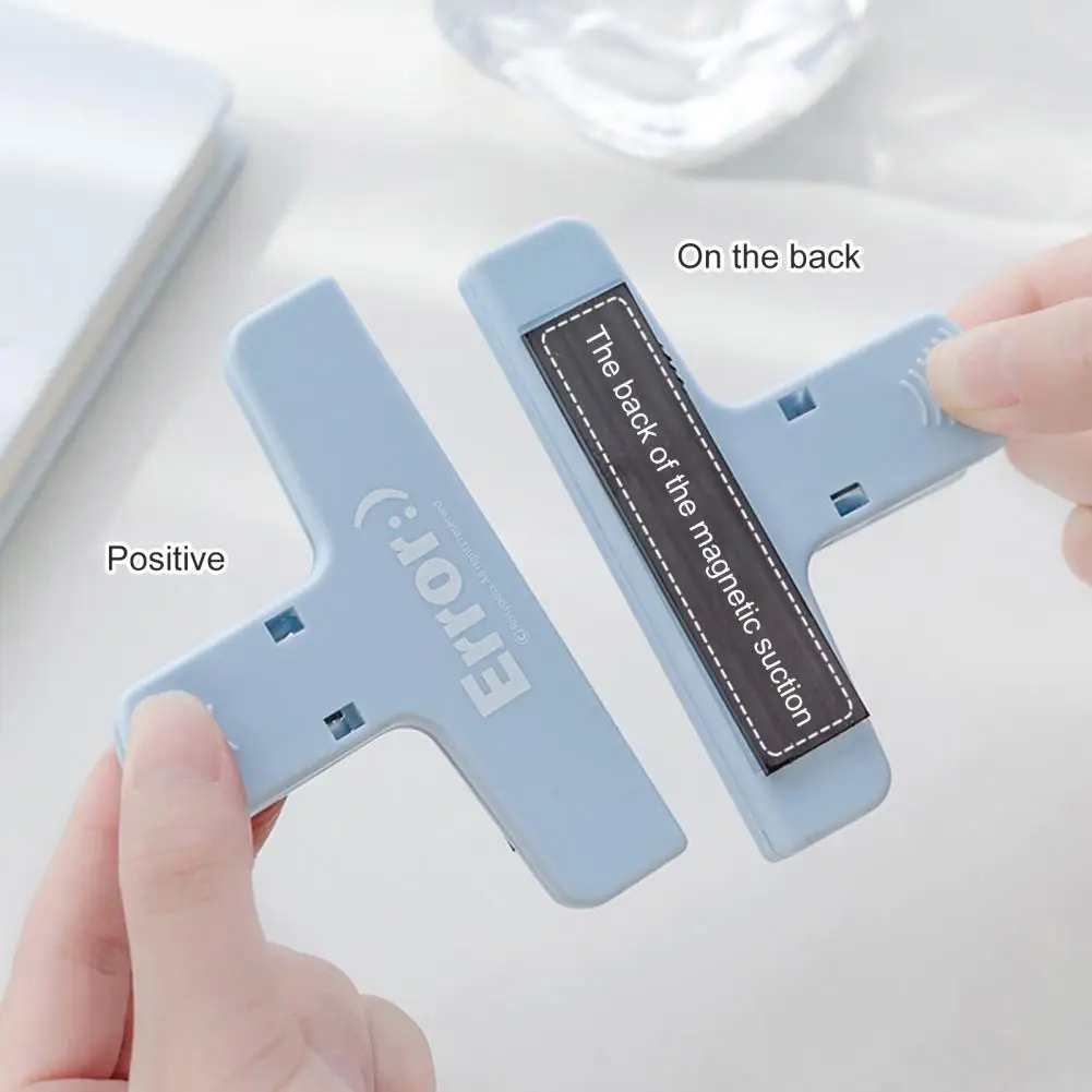 Data Folder  Cute Strong Magnetic Attraction Note Clip  Plastic Magnetic Clip