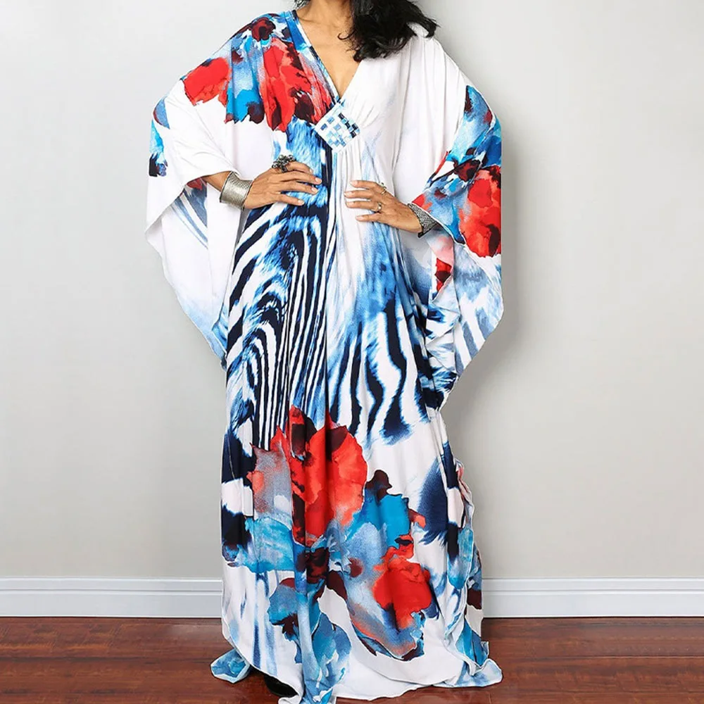 

Maxi Long Dress Summer Sunscreen Smock Loose Vacation Swimsuit Cover Up Dress Bathing Suit Casual Beachwear Shirt for Women