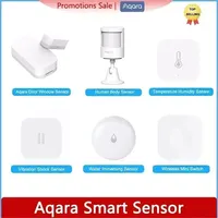 Aqara Sensors Aqara Temperature Sensor ZigBee Button Aqara Home Sensors Aqara sensor  With Aqara Mihome App HomeKit