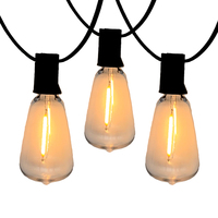 Outdoor LED String Lights ST38 String Lights for Indoor Outdoor Backyard Porch Bistro Cafe Lighting Garden Garland String Lights