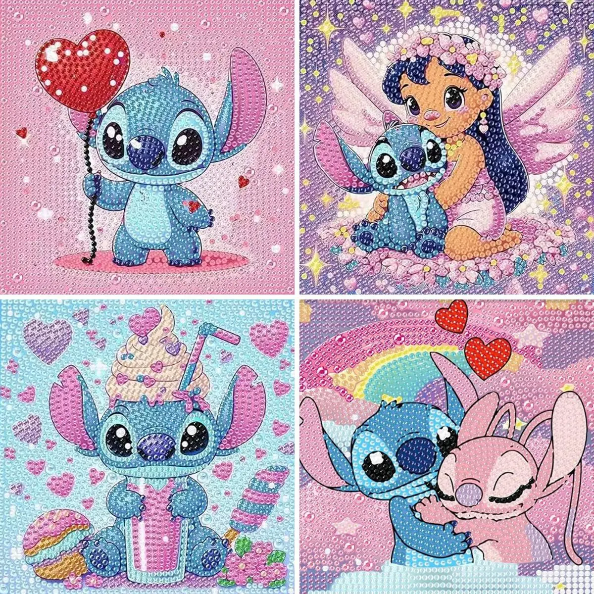 

18*18cm 5D Cartoon Diamond Painting Stitch Sticking Full Drills Embroider Room Decoration Draw Handiwork Semi-finished products