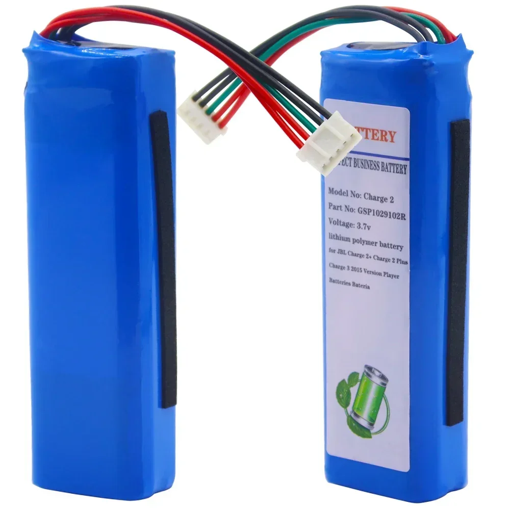 6000mAh/9000mah GSP1029102R Battery For JBL Charge 2 Plus,Charge 2+,charge 3 2015 Version GSP1029102R P763098 Batteries