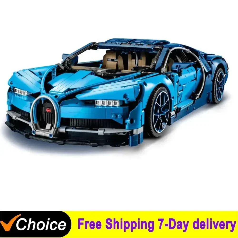 3599Pcs Bugattied Chirons Compatible 42083 Super Sports Racing Car Building Blocks Set Toys For Children Gift Bricks