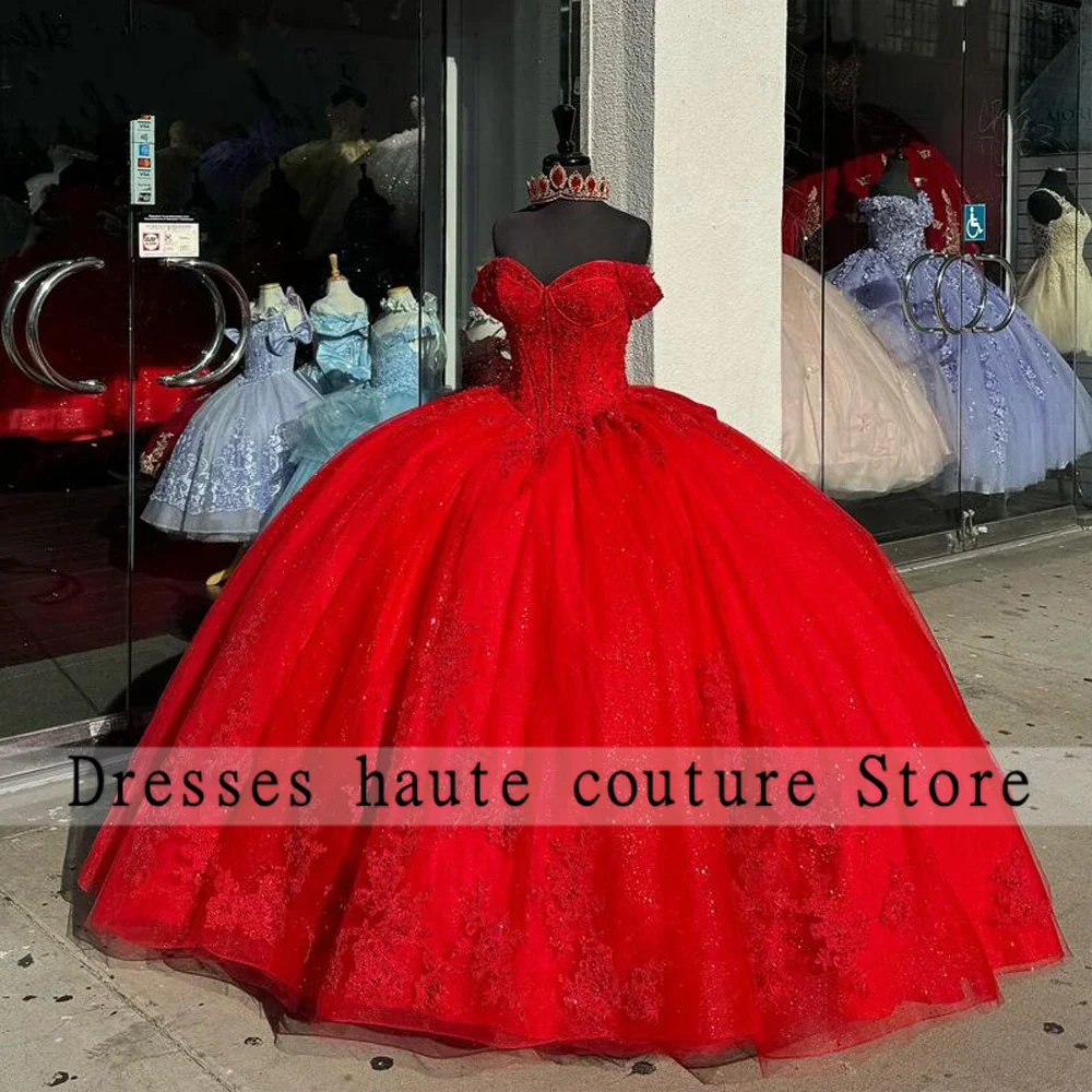 New Arrivals Blue Lace Ball Gown Quinceanera Dress 2023 With 3D Flower Beaded Sweetheart Sweet 16 Dress Lace-up Vestido 15 Años