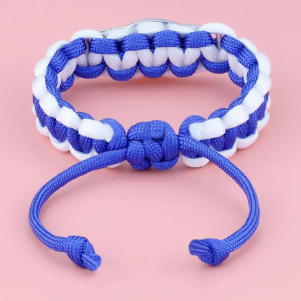 Disney Lilo & Stitch Anime Bracelet Printed Stitch Cute Toys Hand Knitted Accessories Bangles for Women Jewelry Christmas Gifts