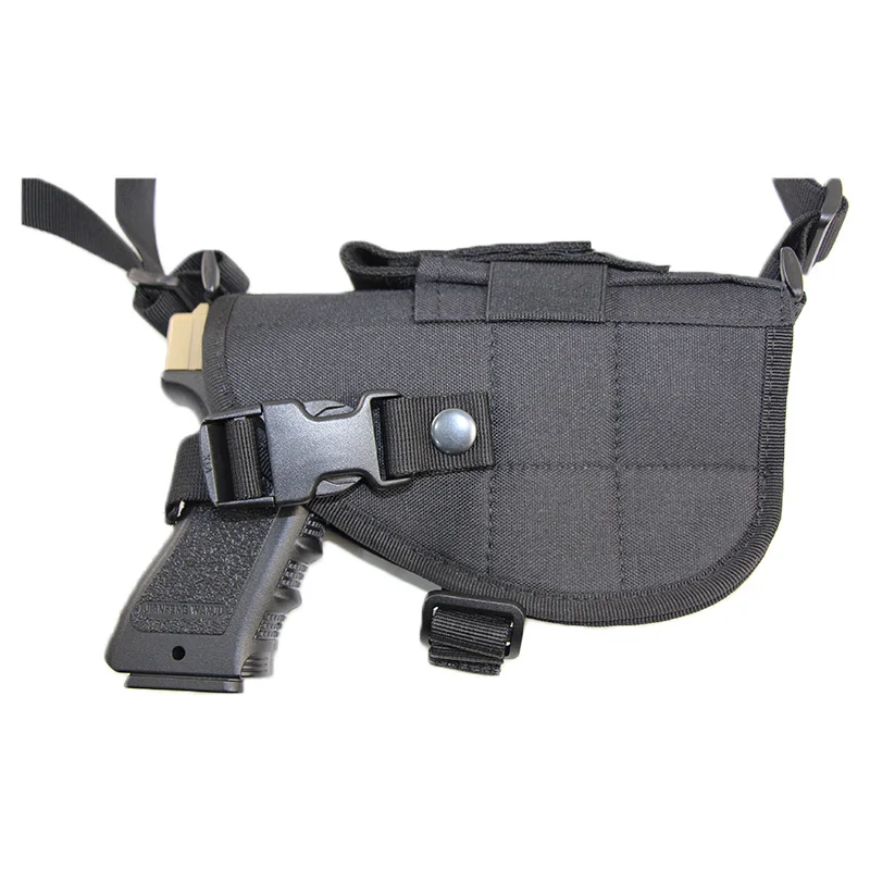 Tactical Universal Concealed Carry Shoulder Holster For G17 43X M9 APX P09 Hidden Holster With 2 Pouch