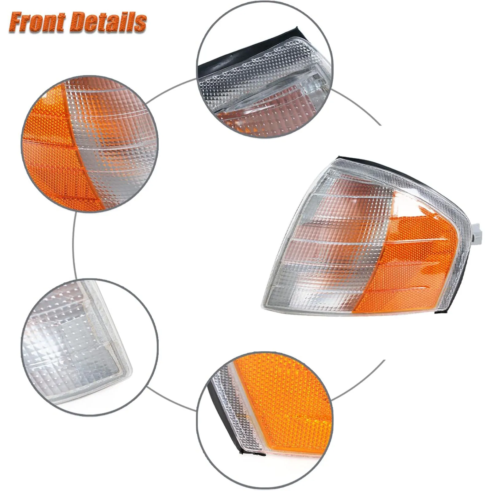 

Передние угловые указатели поворота для Mercedes-Benz C-Class W202 (1994-2000) | OE No2028261143 / 2028261243