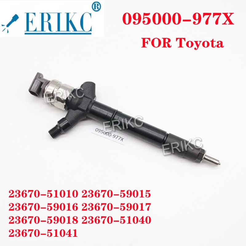 For DENSO Toyota Landcruiser 1KD-FTV 23670-51010 23670-59018 095000-9770 095000-9771 095000-9772 Common Rail Fuel Injector