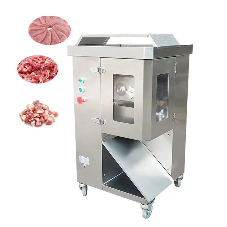 

Flake Pork Meat Mutton Cutting Striping Slicing Machine Fresh Beef Jerky Cutter Slicer