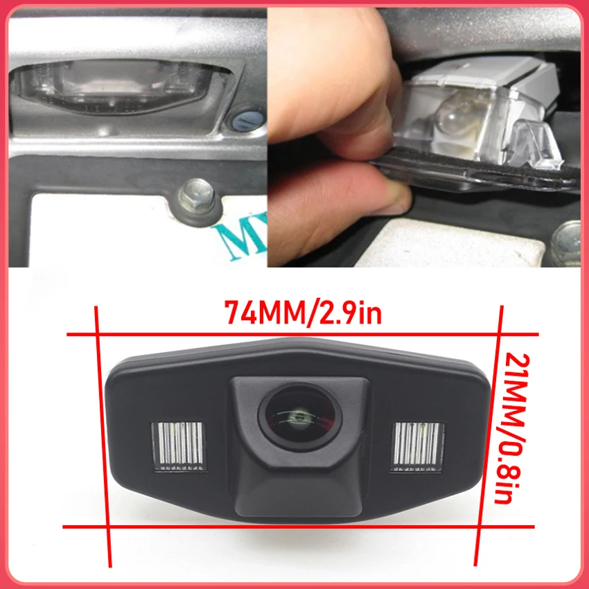 AHD 1080P Parking Reverse Back up Car Rear View Camera For Honda Accord Euro Civic 6 7 8 CF CL EU ES EP EM FG FD FA Mk6 Mk7 Mk8