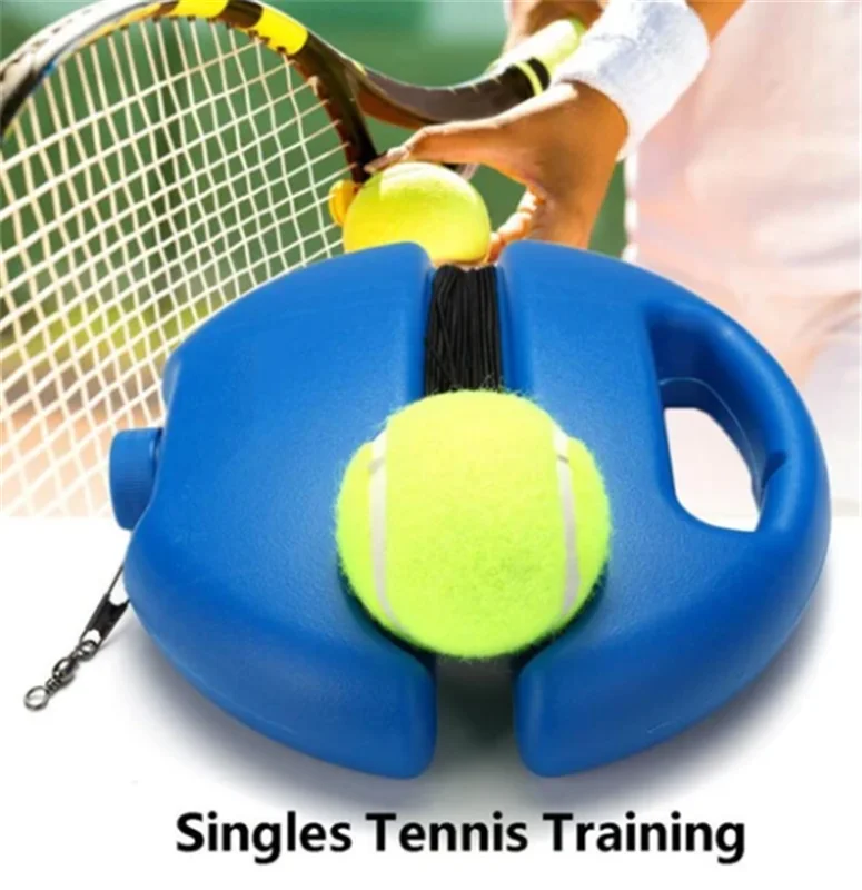 Mejora tus habilidades de tenis en cualquier lugar con bolas de rebote y Base de cuerda elástica, perfecta para entrenamiento de tenis en interiores y exteriores