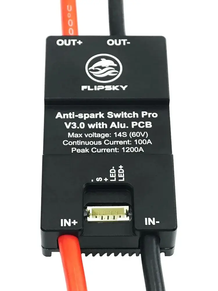 AliExpress NONE Flipsky 200A AntiSpark Switch Pro V3.0 Aluminum Case Anti-spark Switch For EBike Scooter Robots Electric Skateboard Longboard