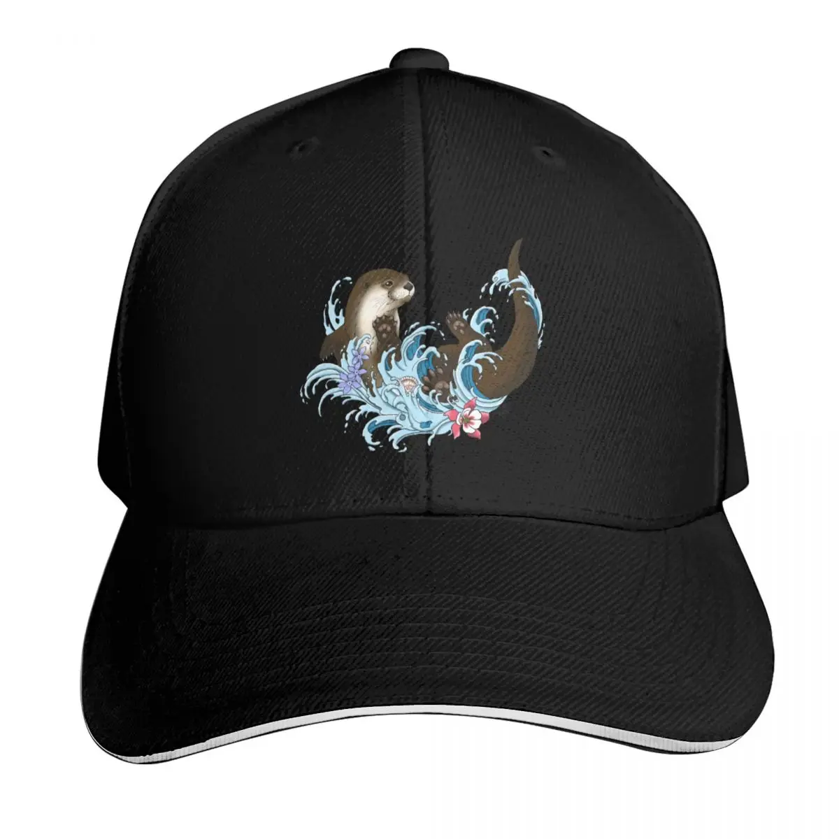 River Otter Baseball Cap luxury caps Hat Luxury Brand Beach Military Cap Man For Men Women's