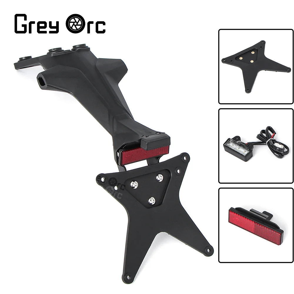 

For Ducati Super Sport 939 Monster 797 Monster 821 2018-2021 Rear Fender Mudguard License Registration Plate Bracket Mud Guard