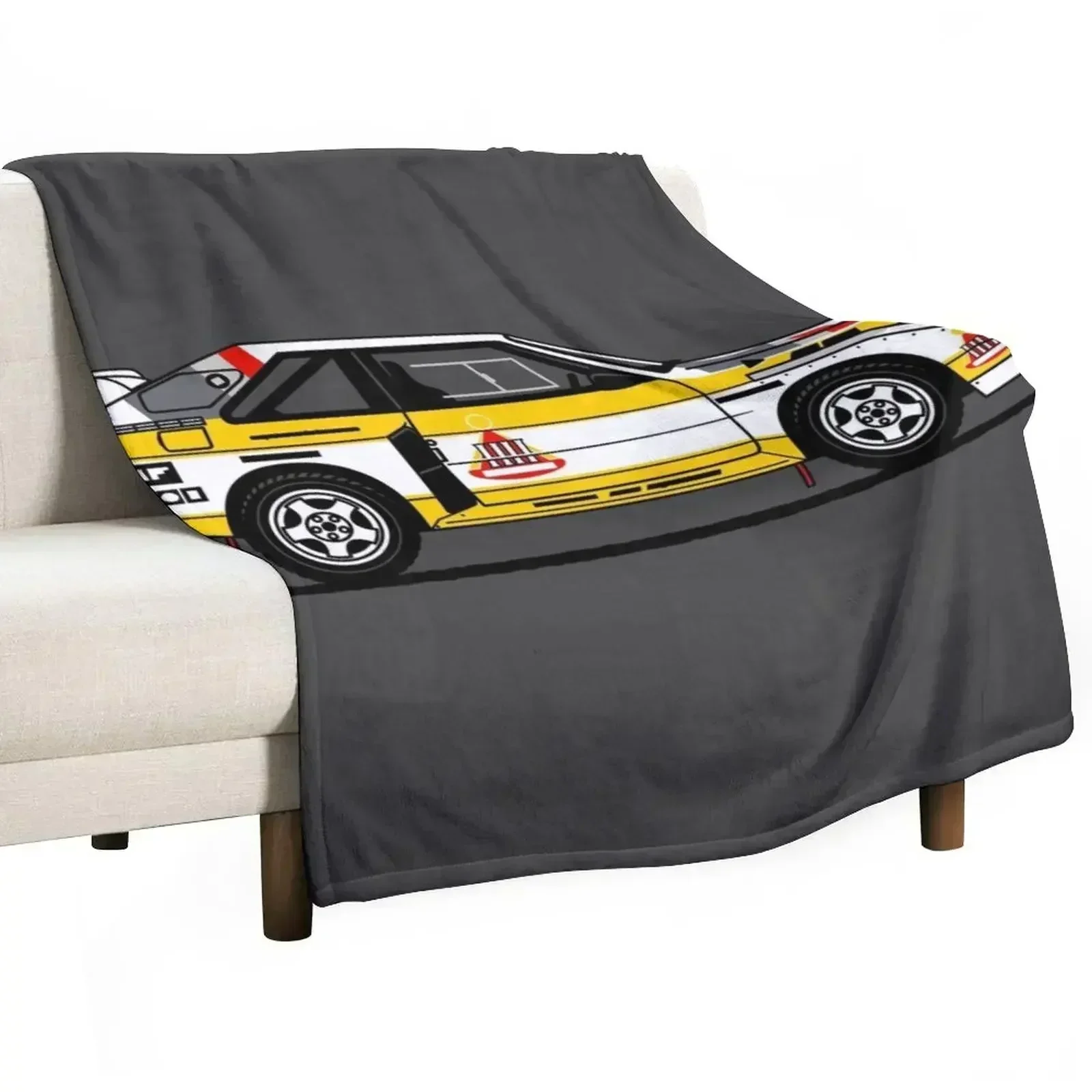 S1 Group B Classic Rally Car Throw Blanket Nap Decorative Sofas Hairys Quilt Camping Extra Large Throw Blankets