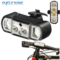 LED Bicycle Smart Sensing Front Light Type-C Rechargeable MTB Road Bike Head Lamp Night Safety Riding Warning Headlight