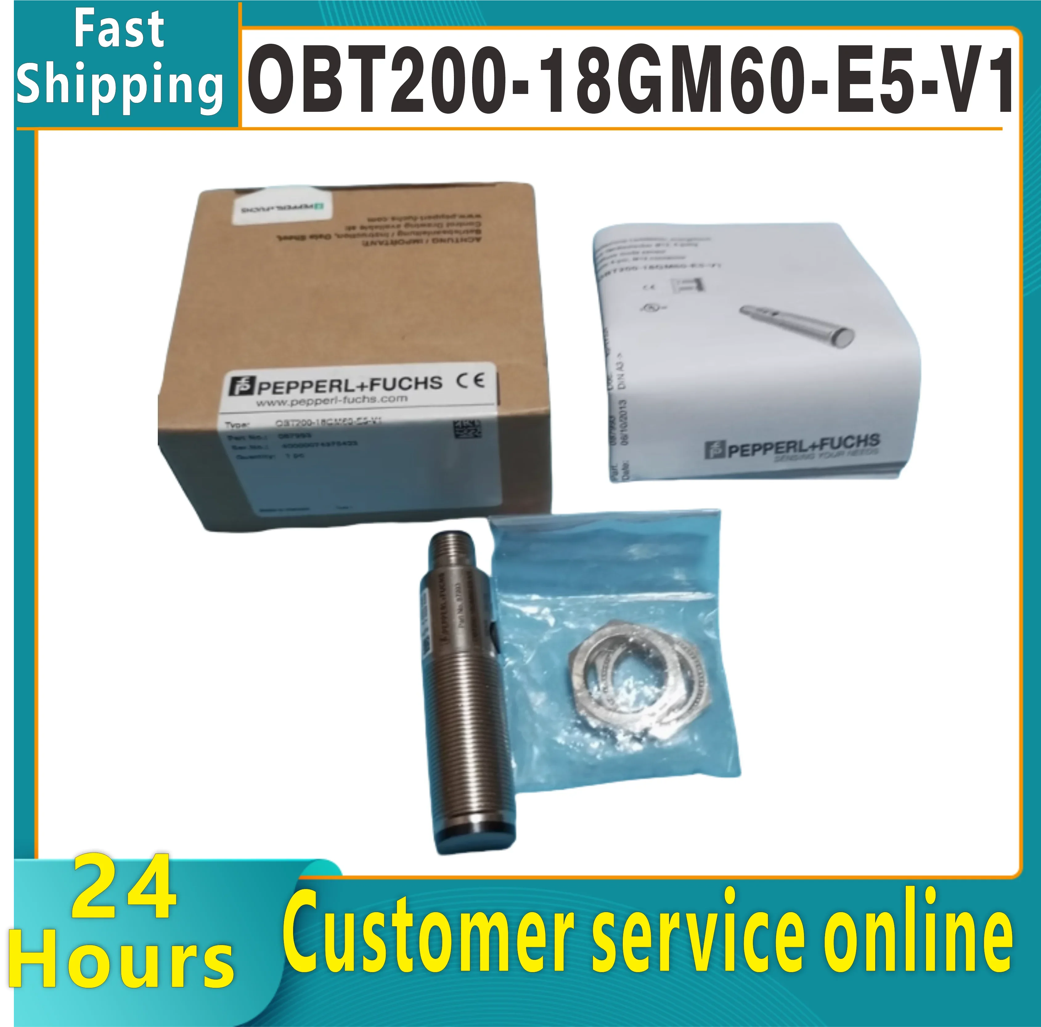 

Совершенно новый оригинальный фотоэлектрический датчик OBT200-18GM60-E5-V1 PEPPERL FUCHS