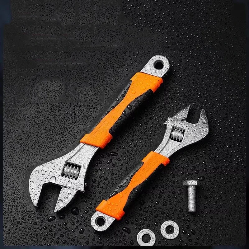 

Universal Multifunction Large Opening Adjustable Wrench 6/8/10/12 Inch Opening Wrench Torque Socket Sets Hand Repairs Tools