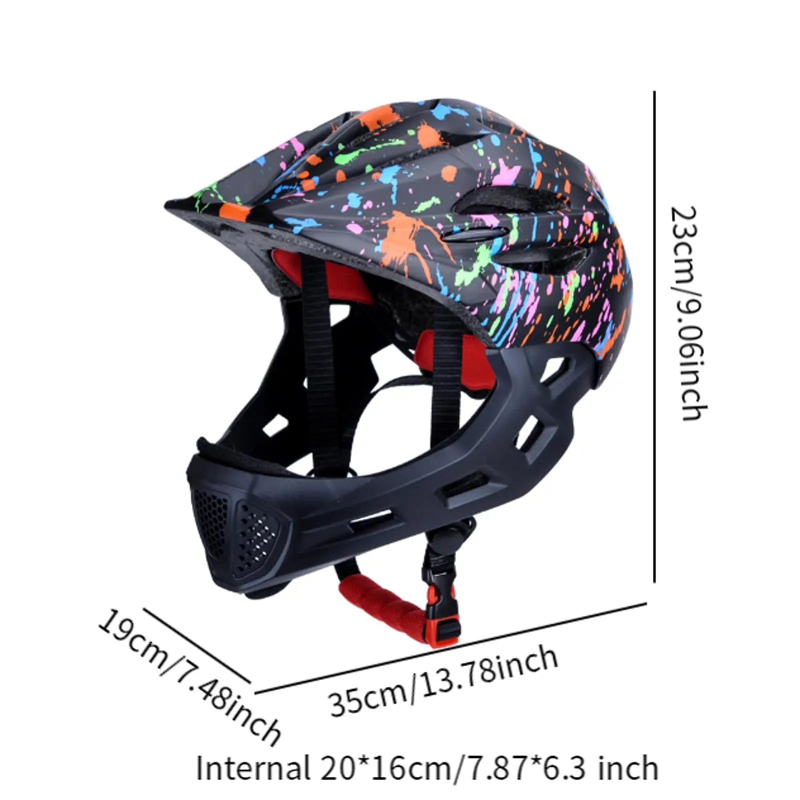 Bike Helmet for Kids Full Face Helmet Portable Children Bicycle Helmet for