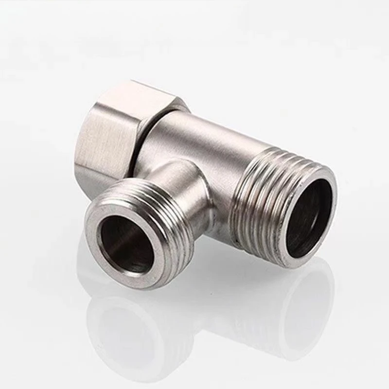 

1/2 Inch DN15 Pipe Fitting Male Female Thread Tee Pipe Fitting Three Way Water Connector for Household Pipeline Splitting