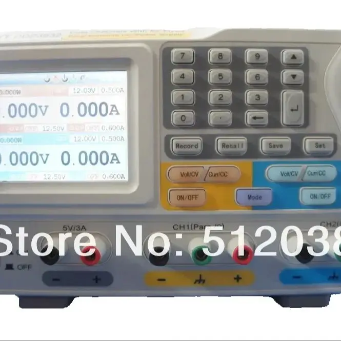 

OWON ODP3032 Programmable Linear DC Power Supply | 195W 2-CH 0~30V 0~3A + 1-CH 5V Fixed Output (2+1 Channel)