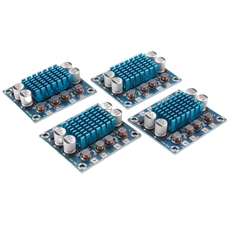 

AA08-4Pcs TPA3110 XH-A232 30W+30W 2.0 Channel Digital Stereo Audio Power Amplifier Board DC 8-26V 3A